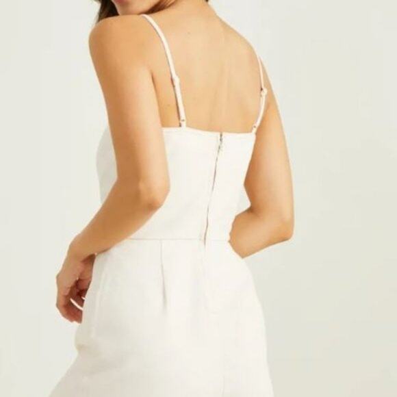 Altar'd State Carson Cotton Jean Romper Size Large Light Pink - Picture 8 of 9